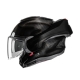 Casco modulare convertibile HJC F100 nero carbon moto da strada gran turismo