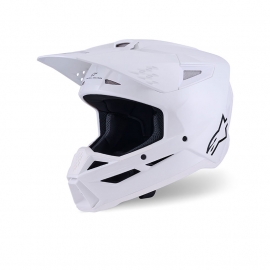 Casco ALPINESTARS SM-3 solid bianco motocross quad enduro