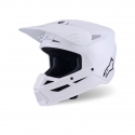 Casco ALPINESTARS SM-3 solid bianco motocross quad enduro