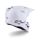 Casco ALPINESTARS SM-3 solid bianco motocross quad enduro