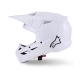 Casco ALPINESTARS SM-3 solid bianco motocross quad enduro