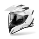 CASCO AIROH BANDIT COLOR bianco moto strada adventure