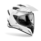 CASCO AIROH BANDIT COLOR bianco moto strada adventure