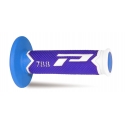 PROGRIP MANOPOLA 788 TRIPLA MESCOLA bianco blu azzurro motocross enduro quad