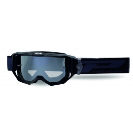  Maschera PROGRIP 3300 VISION nero lente specchiata motocross enduro mtb
