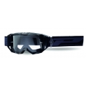  Maschera PROGRIP 3300 VISION nero lente trasparente motocross enduro mtb
