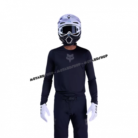 Completo motocross FOX FLEXAIR BLACKOUT 2026 nero enduro quad