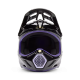 CASCO FOX V3 DRIP 2026 nero e viola motocross enduro calottta in fibra di vetro composito 