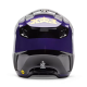 CASCO FOX V3 DRIP 2026 nero e viola motocross enduro calottta in fibra di vetro composito 