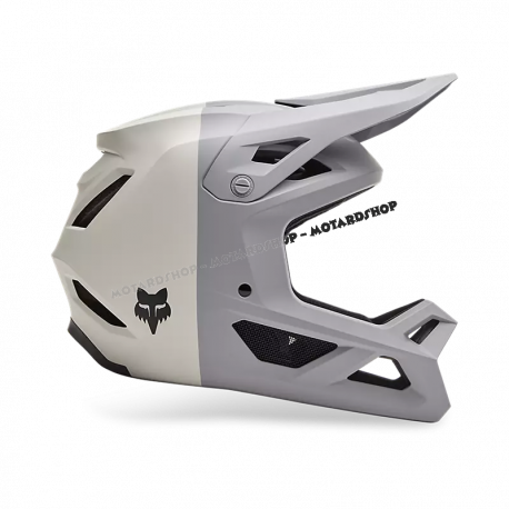 Casco FOX RAMPAGE 5050 grigio chiaro mtb dh enduro