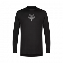 Maglia FOX RANGER  FOX HEAD maniche lunghe nera  Dh ENDURO MTB