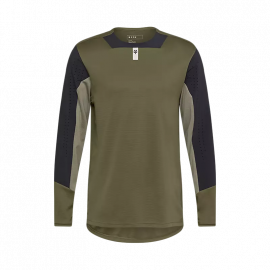 Maglia FOX DEFEND verde oliva maniche lunghe Dh ENDURO MTB
