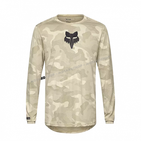 Maglia FOX RANGER TRUDRI crema maniche lunghe Dh ENDURO MTB