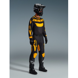 Completo motocross Alpinestars RACER RIWAY nero giallo enduro Quad