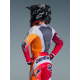 Completo motocross bambino Alpinestars FLUID PORTL rosso grigio chiaro enduro Quad