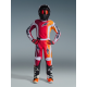 Completo motocross bambino Alpinestars FLUID PORTL rosso grigio chiaro enduro Quad