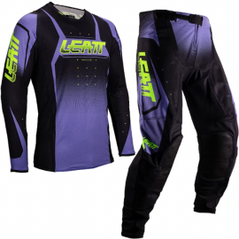 Completo motocross enduro LEATT MOTO 4.5 LITE V25 viola e nero