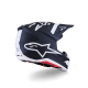 Casco ALPINESTARS S-M7 Dasher ECE06 nero bianco opaco motocross quad enduro