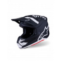 Casco ALPINESTARS S-M7 Dasher ECE06 nero bianco opaco motocross quad enduro