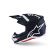 Casco ALPINESTARS S-M7 Dasher ECE06 nero bianco opaco motocross quad enduro