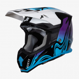 Casco Motocross J22F FLUID BLUE Enduro Quad Supermotard