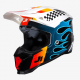 Casco Motocross JUST1 J40 SIXTIES multicolor Enduro Quad Supermotard