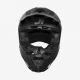 Casco Motocross JUST1 J40 SOLID nero Enduro Quad Supermotard