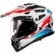 CASCO LS2 MX702 PIONEER 2 NAMIB bianco blu rosso enduro stradale