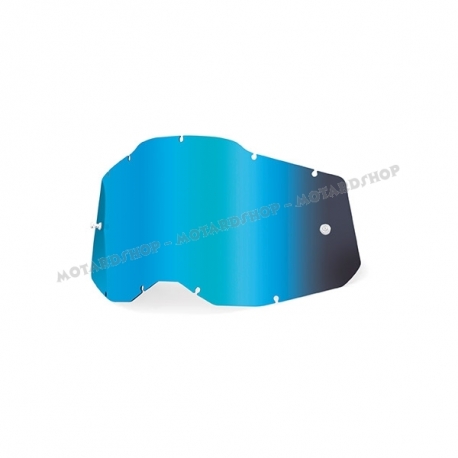 100%  LENTE RICAMBIO SPECCHIO BLU RACECRAFT2 ACCURI2 STRATA 2