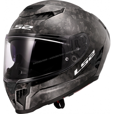 Casco Integrale LS2 FF807 DRAGON FORGET CARBON nero moto da strada 