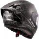 Casco Integrale LS2 FF807 DRAGON FORGET CARBON nero moto da strada 