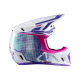 Casco motocross LEATT 7.5 V26 viola con maschera enduro quad 