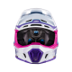 Casco motocross LEATT 7.5 V26 viola con maschera enduro quad 