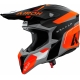 CASCO AIROH WRAAAP CONQUER arancione nero motocross, enduro quad