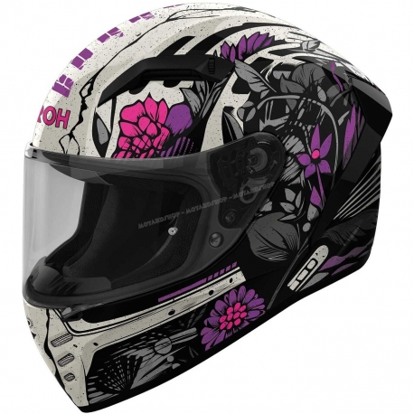 Casco integrale AIROH CONNOR BLOOM lucido moto strada scooter