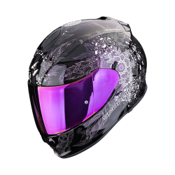 Casco SCORPION EXO-491  DREAM nero camaleonte lucido moto strada 