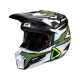 Casco motocross LEATT 3.5 V26 nero verde enduro quad