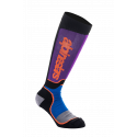 ALPINESTARS MX PLUS calza nero blu viola motocross quad enduro