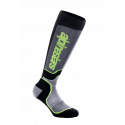 ALPINESTARS MX PLUS calza nero grigio giallo fluo motocross quad enduro