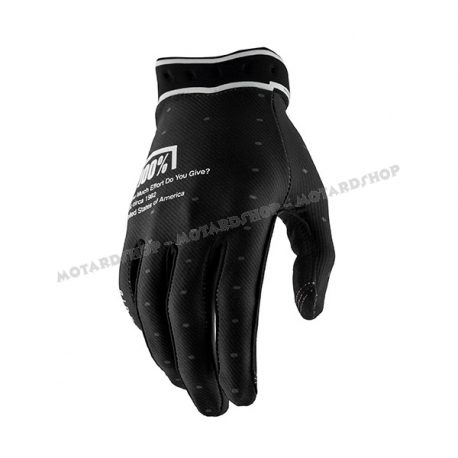 GUANTO 100% RIDEFIT nero motocross Enduro Cross mtb