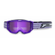  Maschera PROGRIP 3300 VISION VIOLA lente specchio viola motocross enduro mtb
