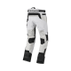 Pantalone Macna QARGON in rete ventilata bianchi e neri con protezioni moto 