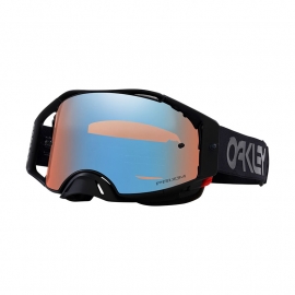 Maschera OAKLEY AIRBRAKE MX B1B BLACKOUT lente SAPPHIRE PRIZM motocross Enduro 