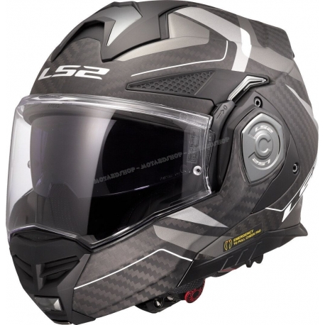Casco Modulare LS2 FF901 ADVANT X C HORIZON 2 fibra carbonio  Moto granturismo