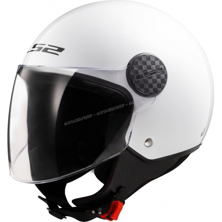 Casco jet LS2 OF558 Sphere LUX 2 bianco lucido Moto Scooter
