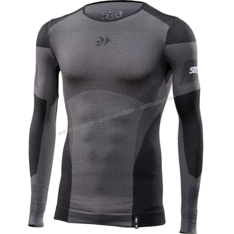 SIXS maglia TS2 termica manica lunga black carbon 4 stagioni 