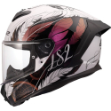 CASCO Integrale LS2 FF820 RAPID III BOHO bianco nero rosa moto strada scooter