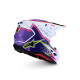 Casco ALPINESTARS S-M7 BLASTER bianco viola motocross quad enduro