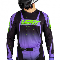 Maglia motocross enduro LEATT MOTO 4.5 LITE V25 Argon viola e nero