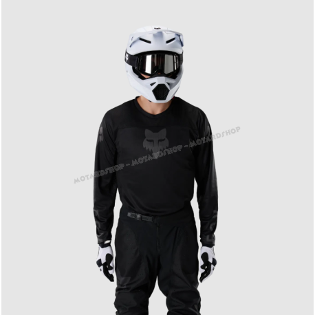 Completo motocross FOX 180 BLACKOUT nero enduro quad 27